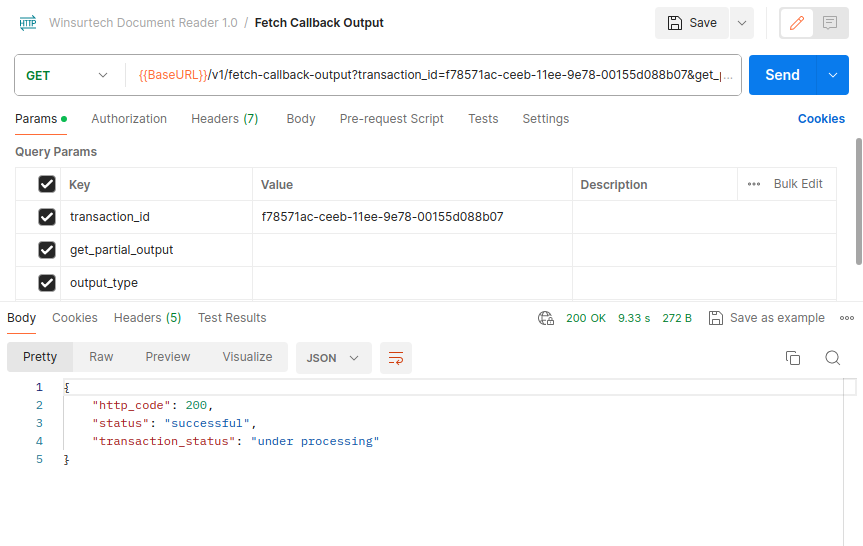 Document Reader Fetch Callback Json Endpoint