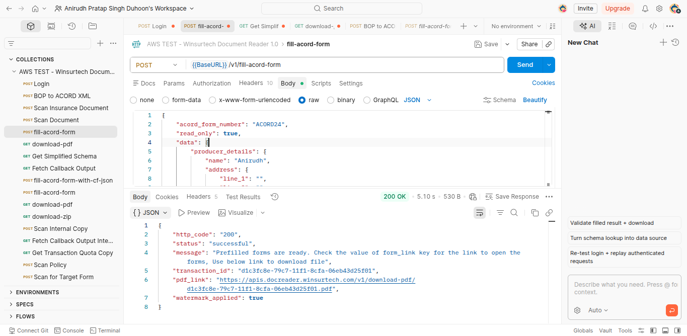 Postman Screenshot